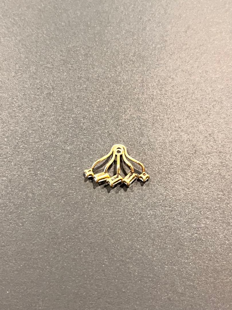 アガット　ピアスチャーム　片耳用　10k