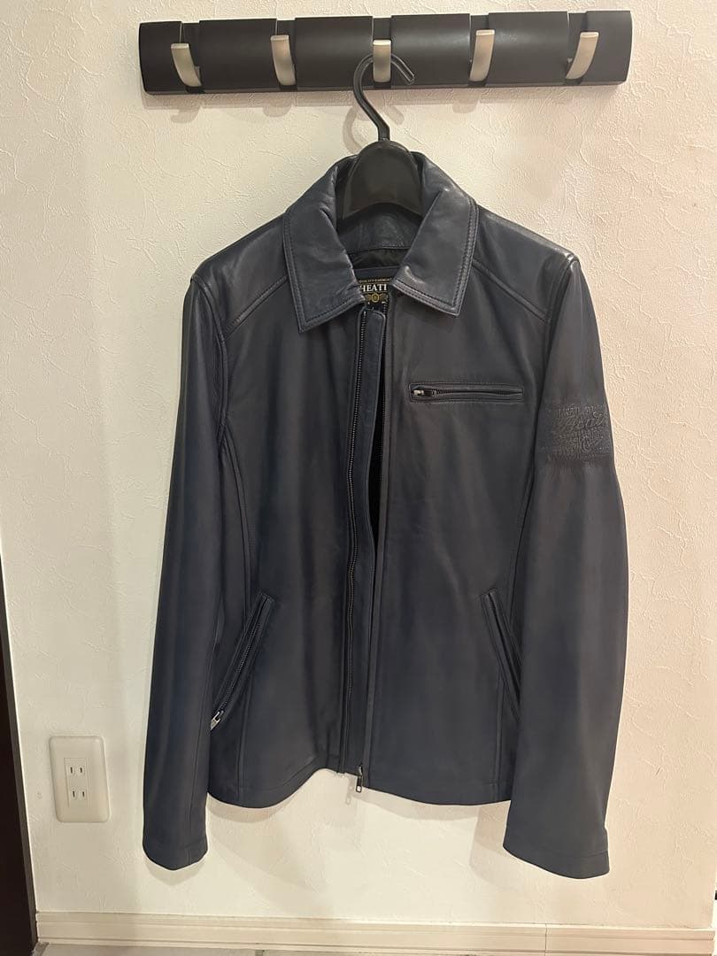 HEATH INDUSTRIAL 革ジャン ライダースジャケット 羊革
