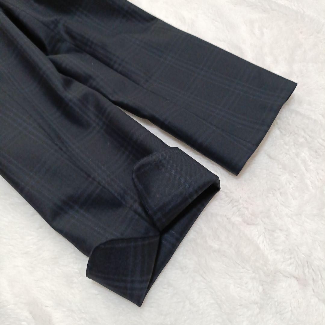 パンツスーツ ストレッチ 洋服の青山 n line precious ネイビー