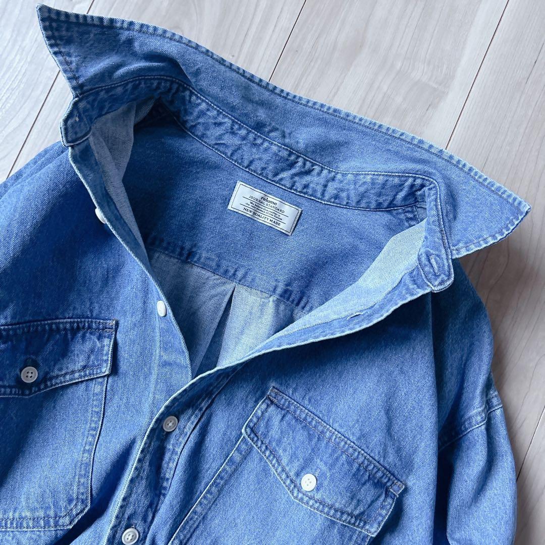 25SS＊ジャーナルスタンダード レリューム 9oz C/Rデニムワークシャツ