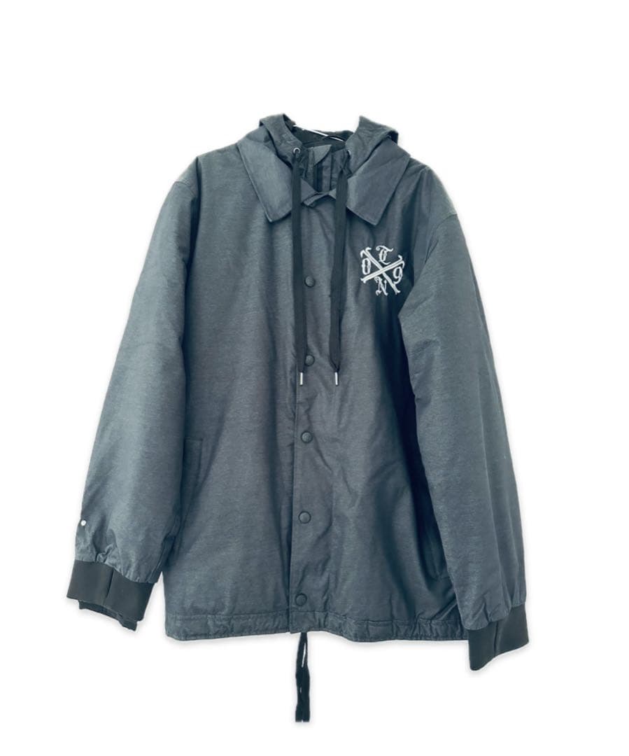 TECHNINE フード付きジャケット ダークグレー