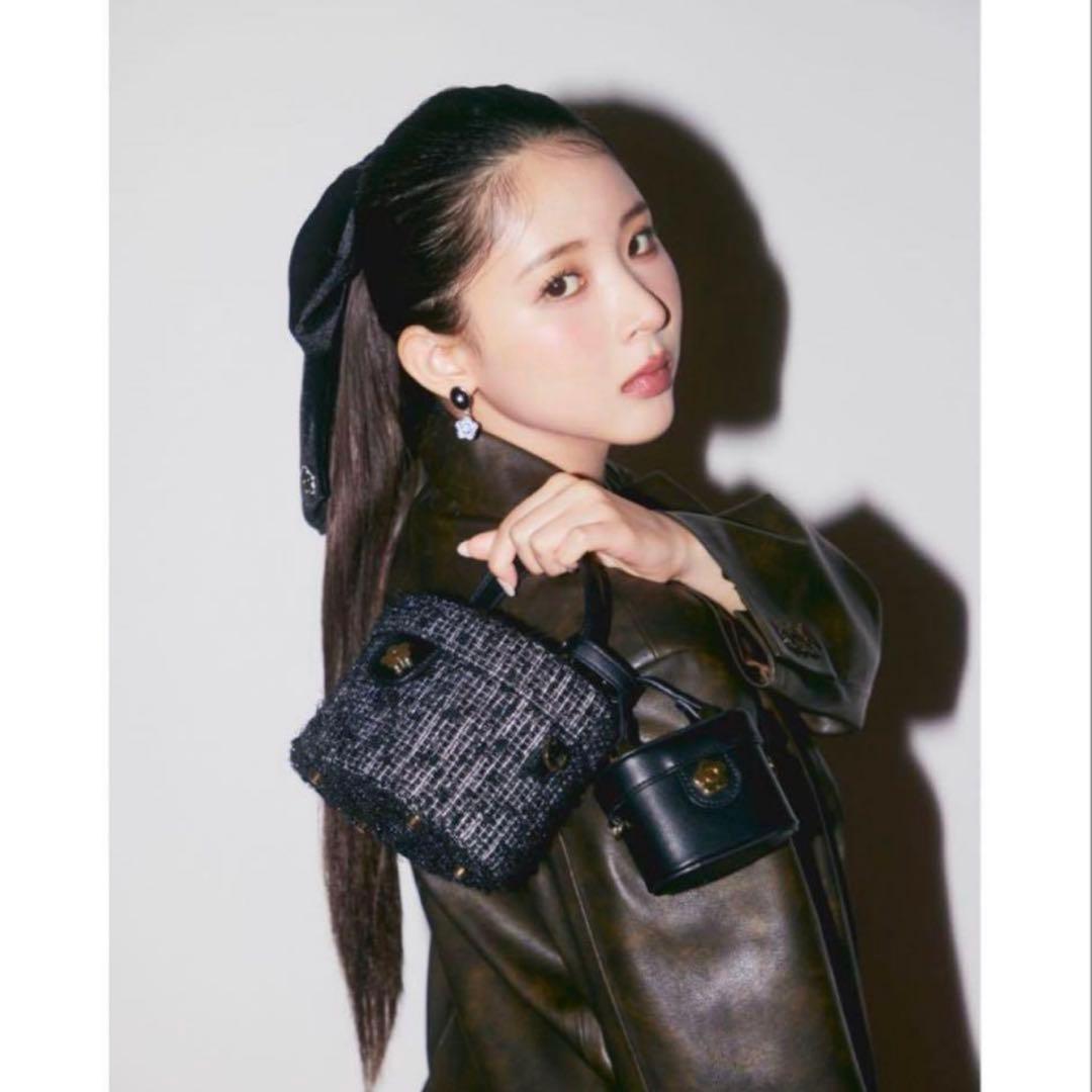 MARY QUANT LILY BROWN リボンバレッタ ブラック 【完売品】