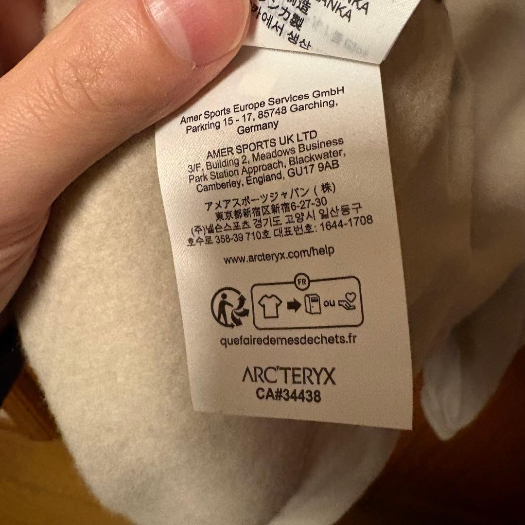 【試着のみ】ARC'TERYX Emblem Fleece Crew Lサイズ