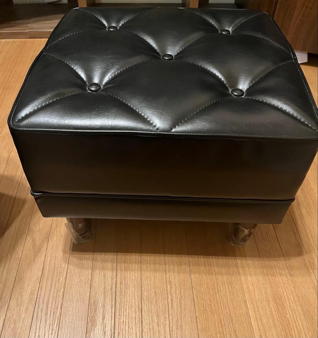 【kkzzttss】カリモク60 オットマン スタンダードブラック