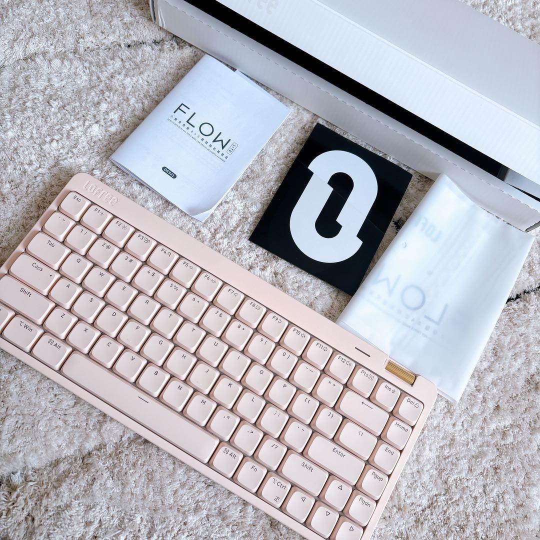 Lofree FLOW ワイヤレスキーボード 本体 フラミンゴ