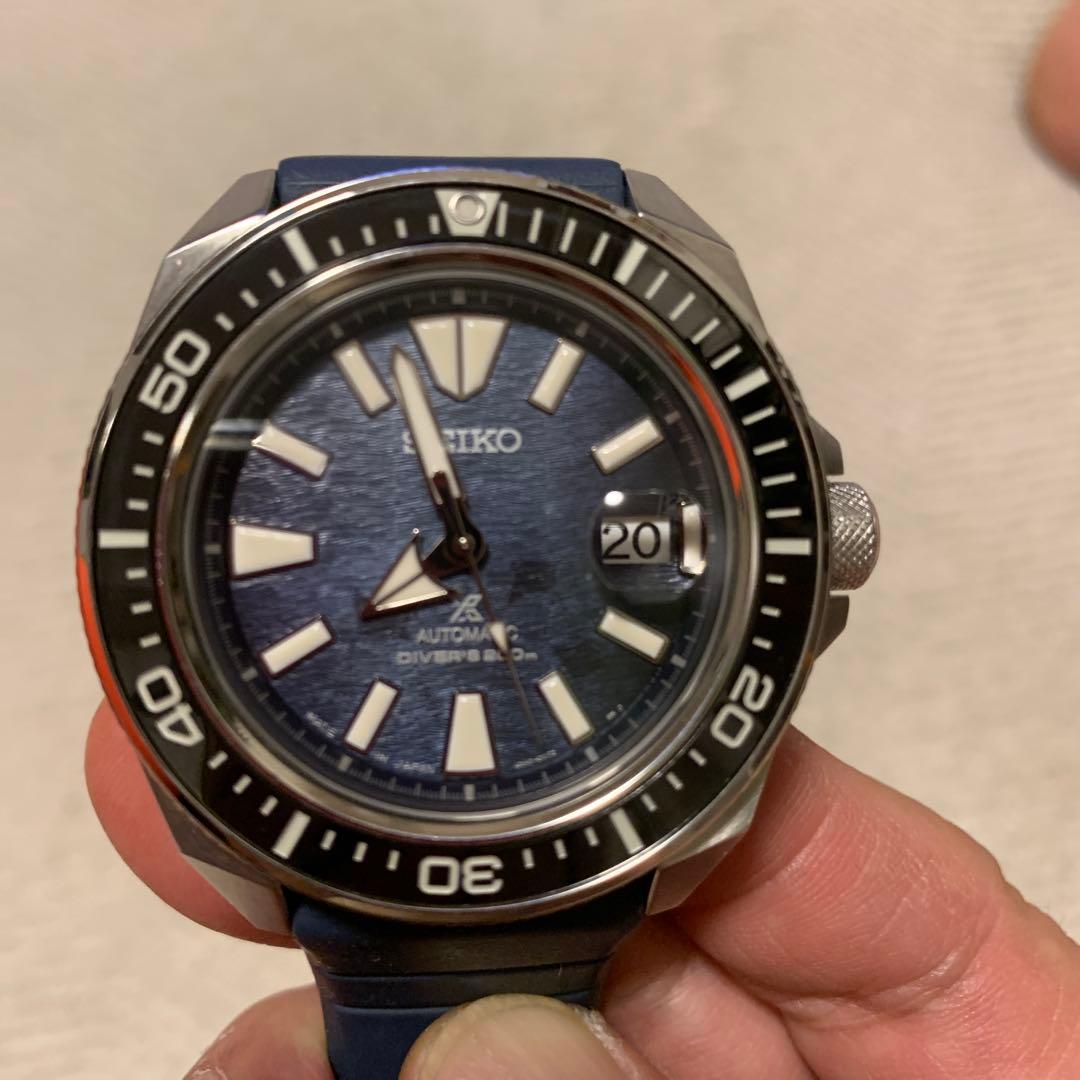 SEIKO 自動巻き ダイバーズウォッチ ネイビープロスペックス　マンタデザイン
