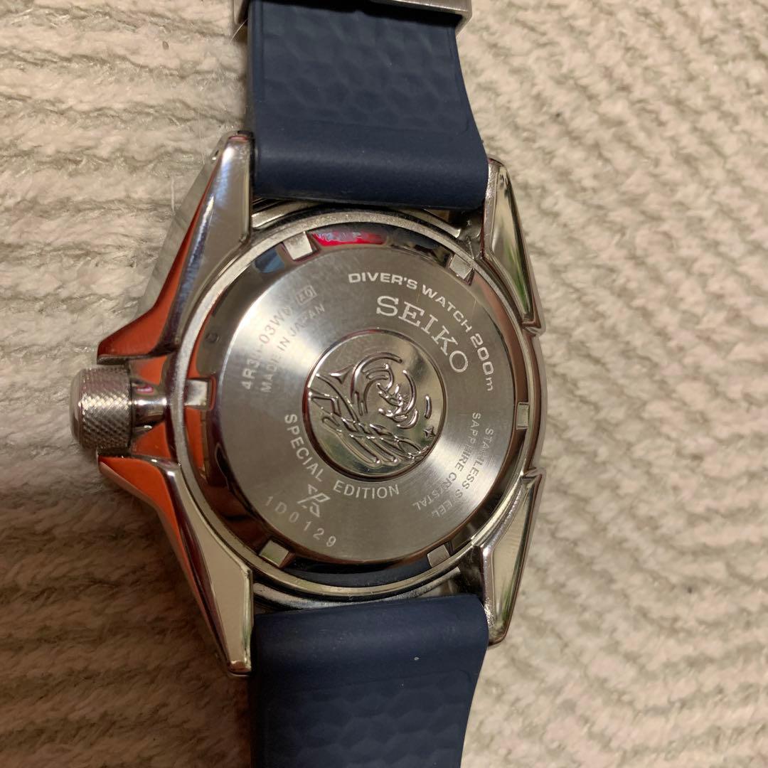 SEIKO 自動巻き ダイバーズウォッチ ネイビープロスペックス　マンタデザイン