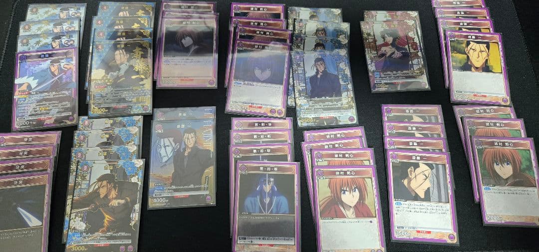 ユニオンアリーナ　るろうに剣心　紫　斎藤一デッキ　パラレル