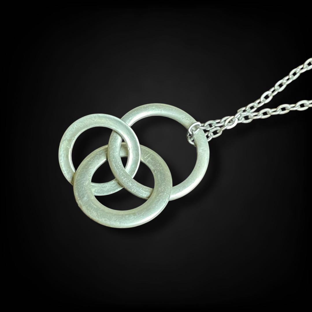 ティファニー ネックレス インターロッキングサークル シルバー チェーン社外