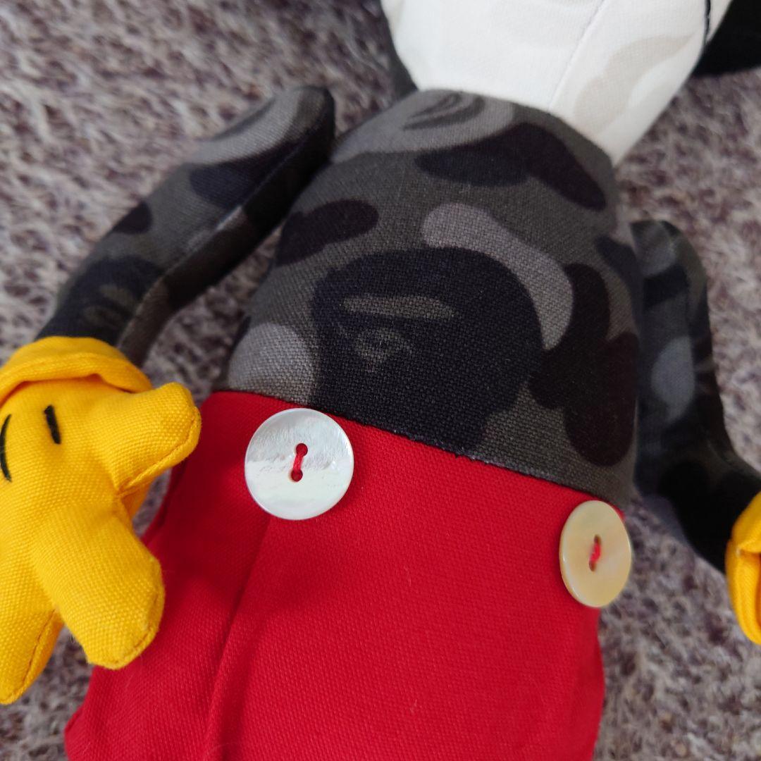 ★APE エイプ×DISNEY ディズニー 初期 ミッキーマウス ぬいぐるみ★