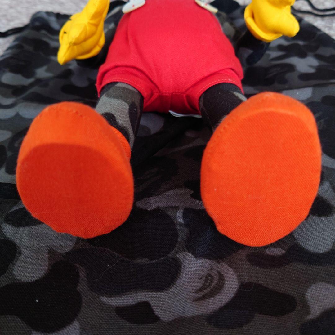 ★APE エイプ×DISNEY ディズニー 初期 ミッキーマウス ぬいぐるみ★