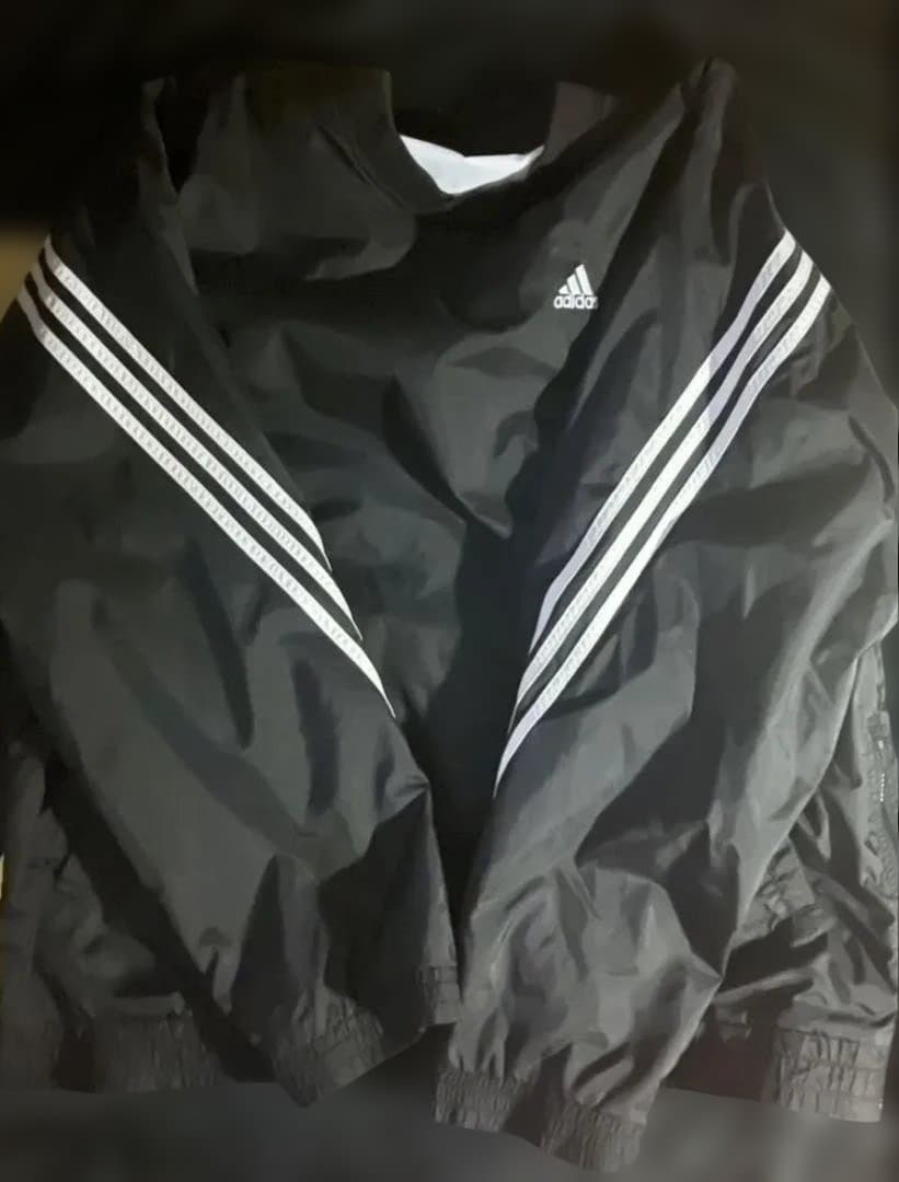 adidas ナイロンジャケット リバーシブル 90s れてんジャダム 着用