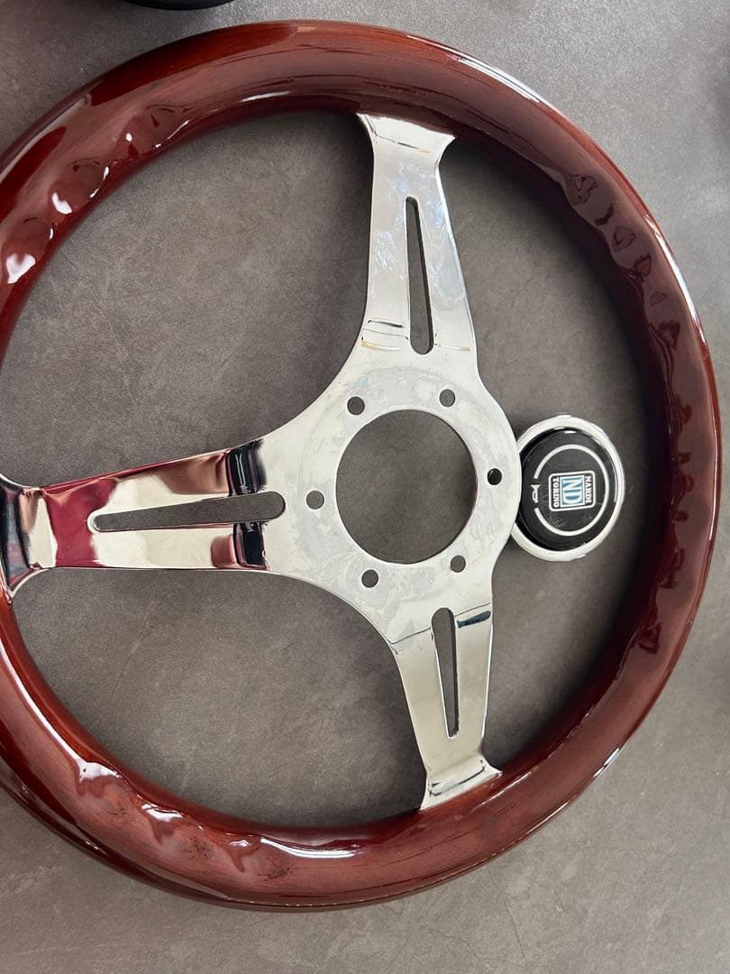 ウッドステアリング　ステアリングボス