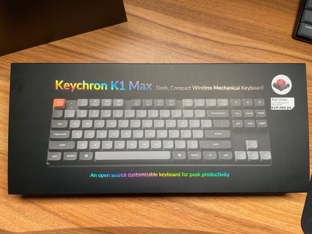 【ヨドバシ限定・静音赤軸】Keychron K1 Max 日本語配列