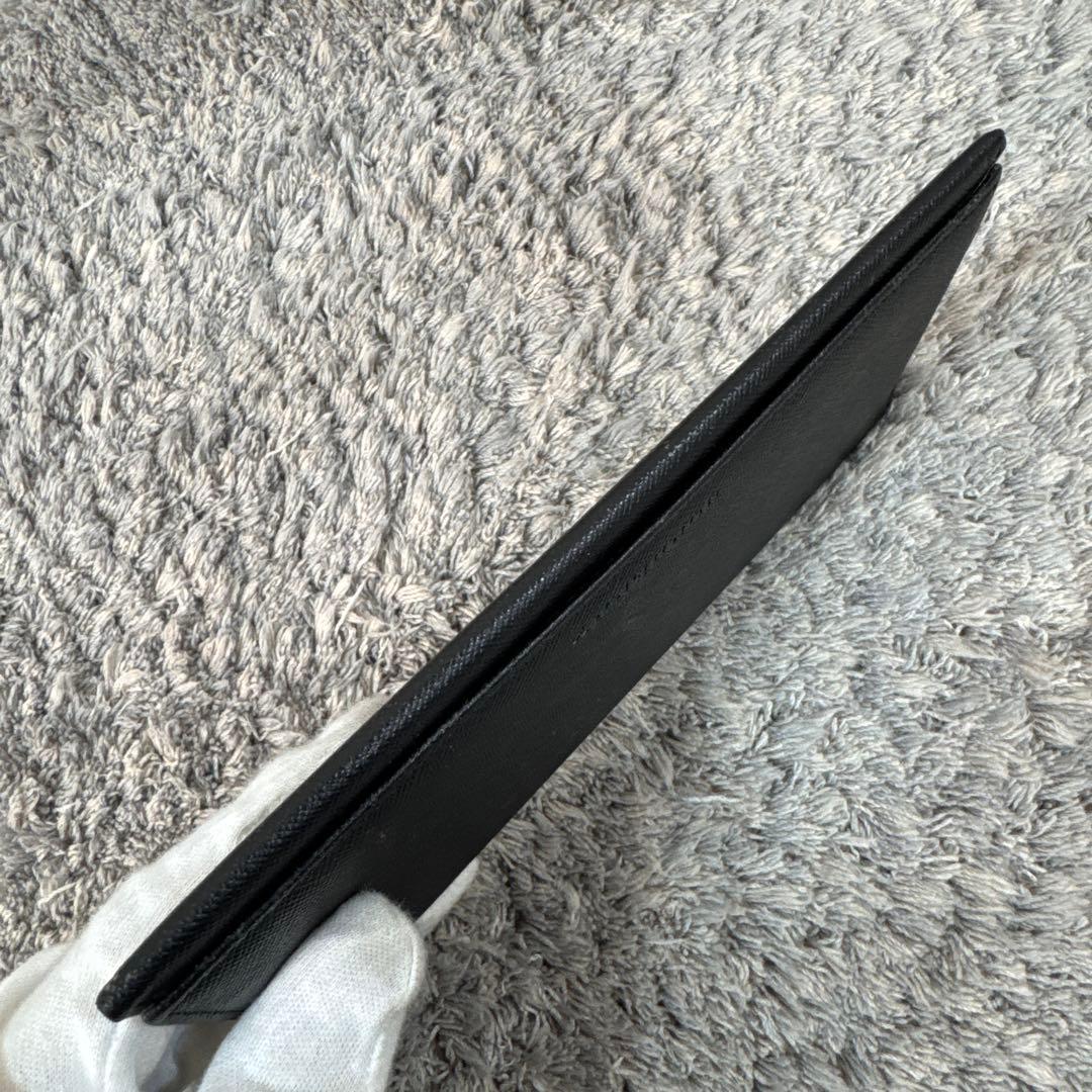 BURBERRY バーバリー 長財布 レザー ブラック 内ノバチェック