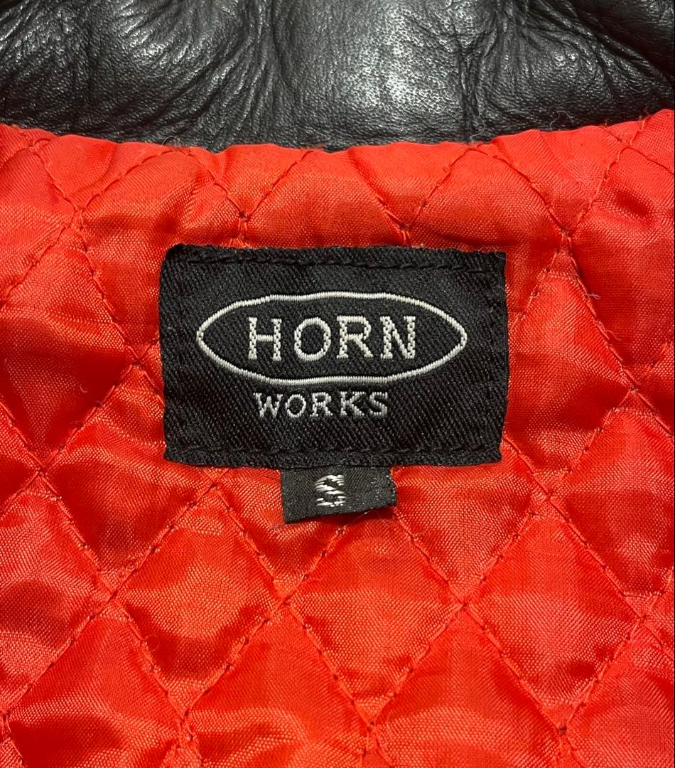 HORN WORKS ホーンワークス ダブルライダース ジャケット レザー S
