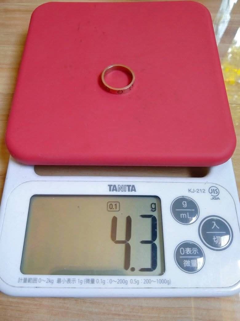 Cartier 18Kゴールド リング サイズ55