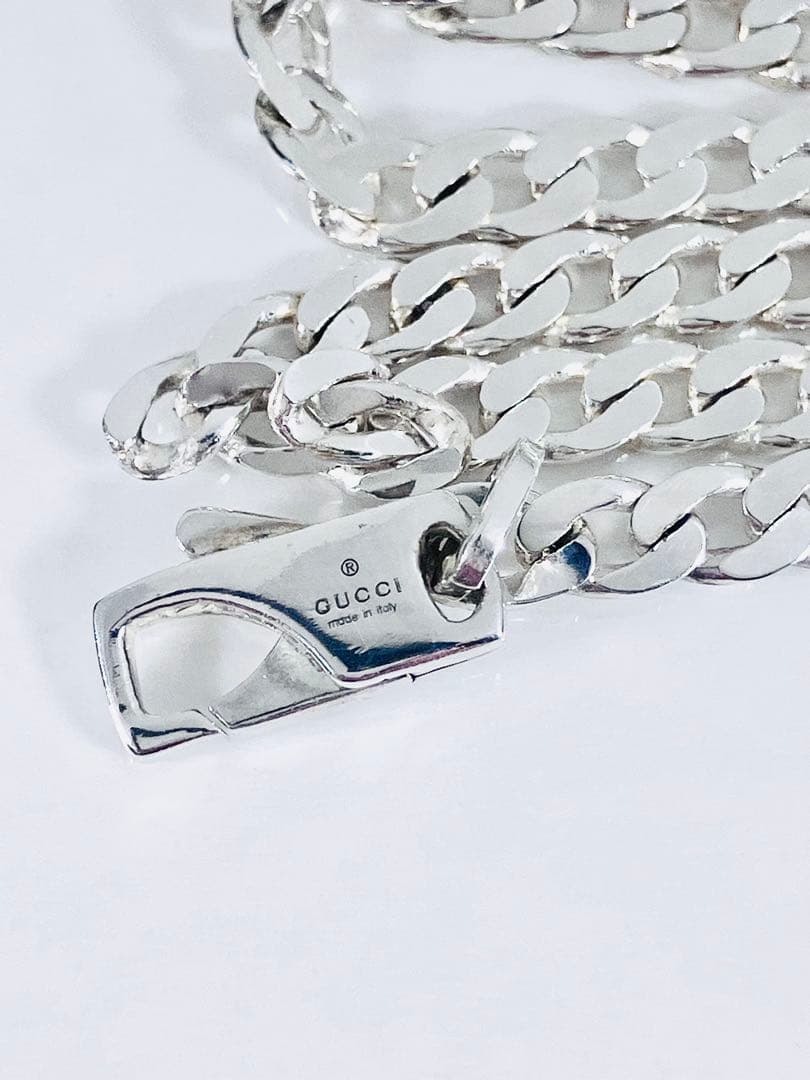 【超美品】GUCCI 喜平チェーン ネックレス 男女兼用　SV925