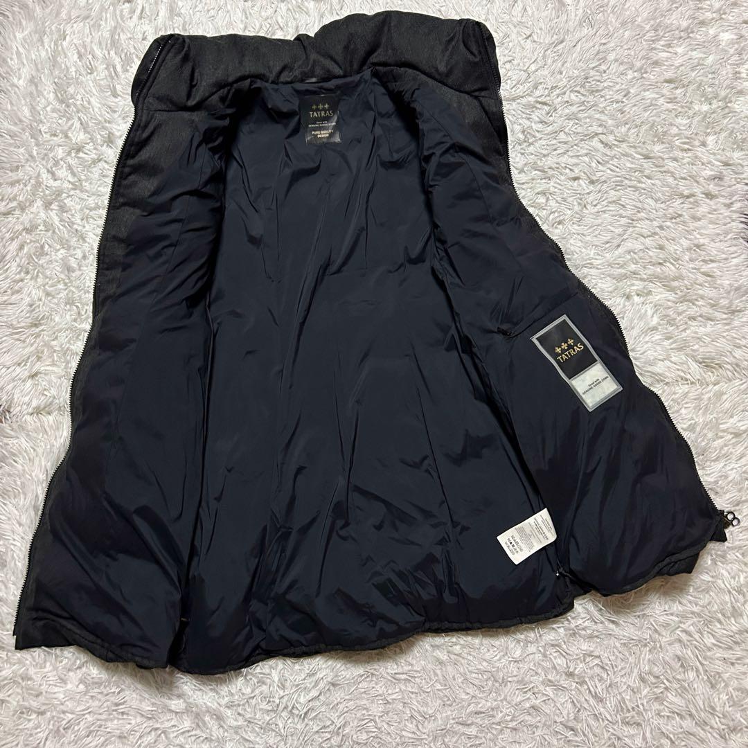 【美品・証明あり】タトラス ノーブル別注 ウールショールカラー　ダウンコート