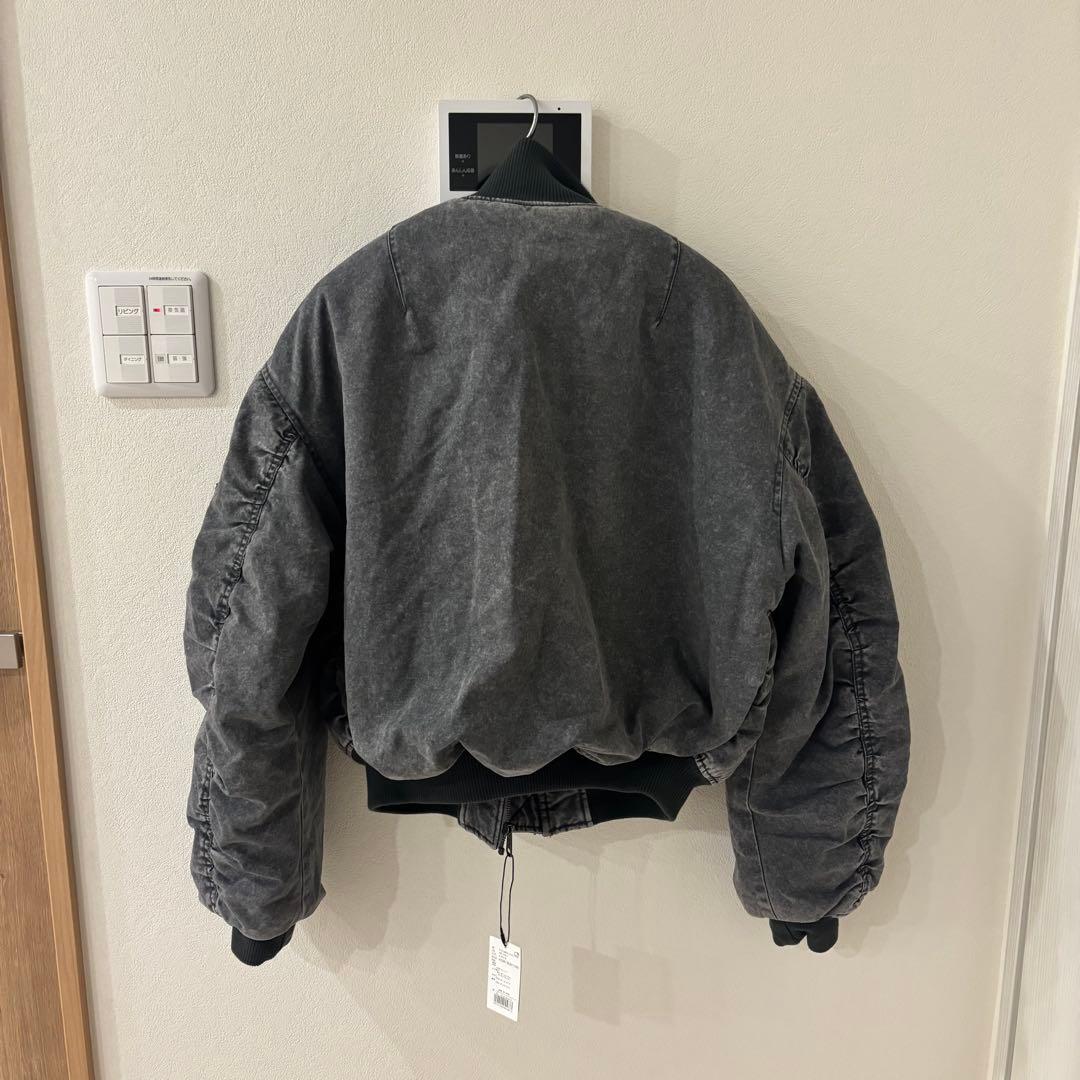 laguagem グレーデニム ボンバージャケ ット