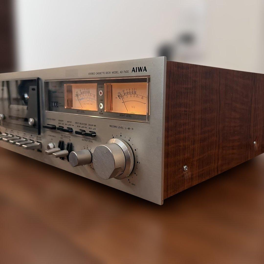 AIWA アイワ AD-7200 ステレオカセットデッキ 稼働品 テープデッキ
