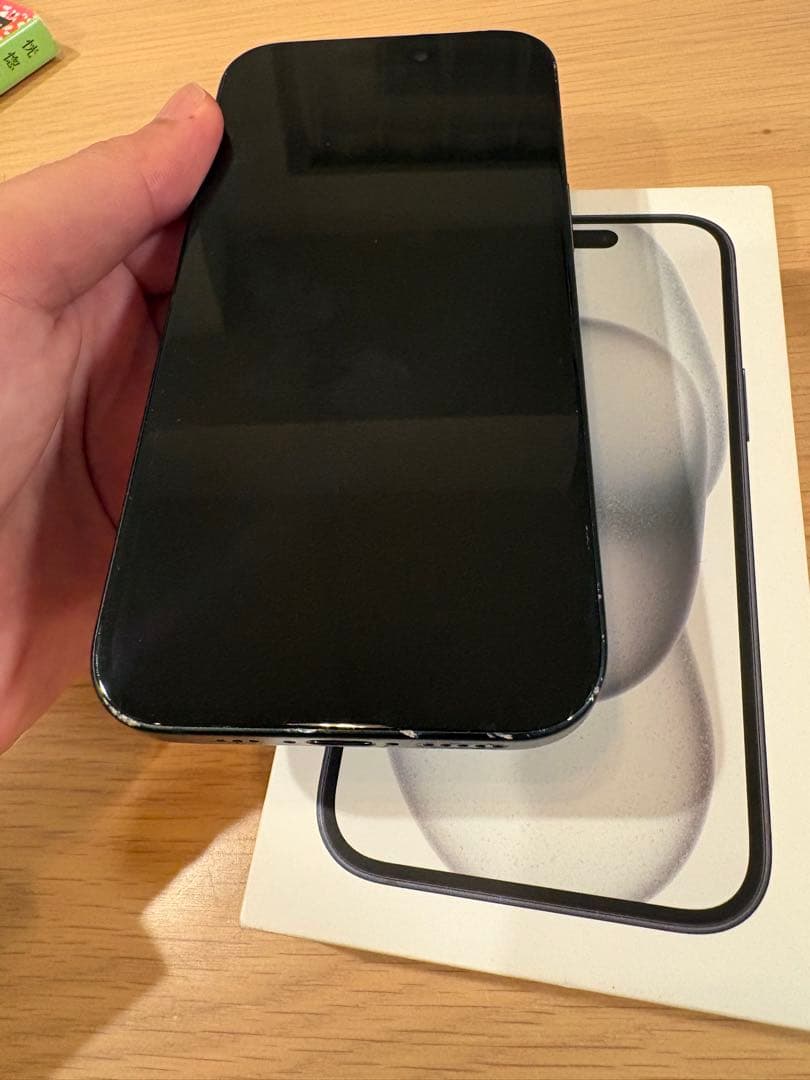 iPhone 15 ブラック 128GB simフリー　バッテリー92%