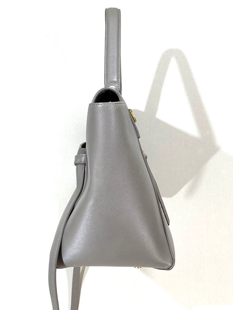 659 イタリー製 CELINE セリーヌ レザー ベルトバッグ ベルト付