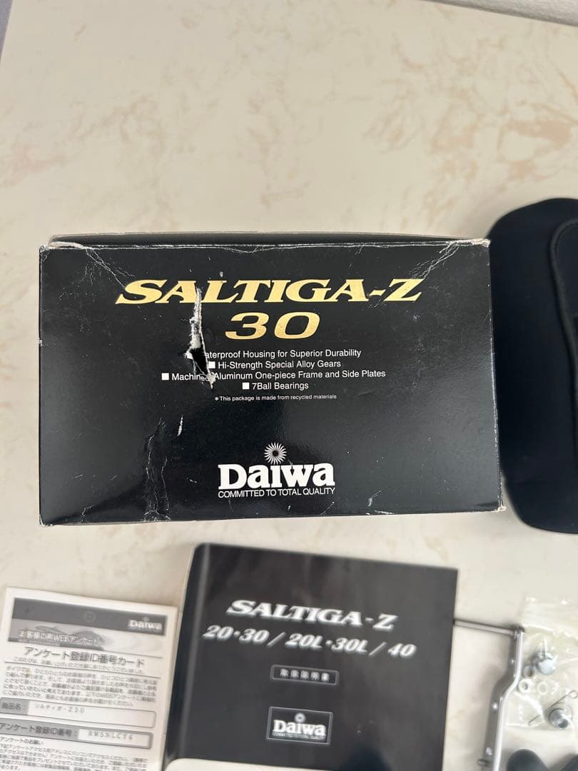 さ*ん様 ダイワ　SALTIGA Daiwa Z-30ベイトリール　純正ハンドル