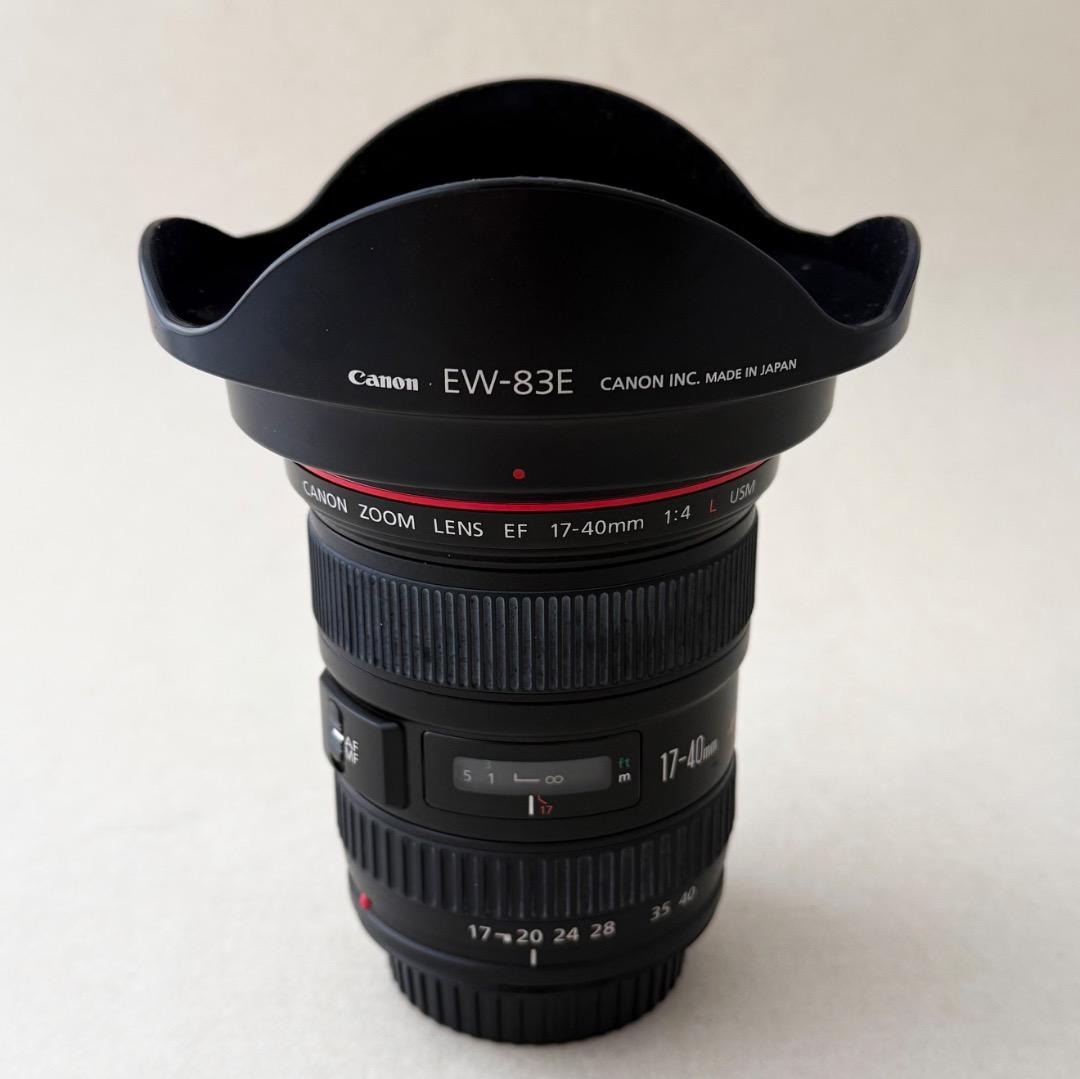 EF17-40mm F4L USM 広角ズームレンズ/L
