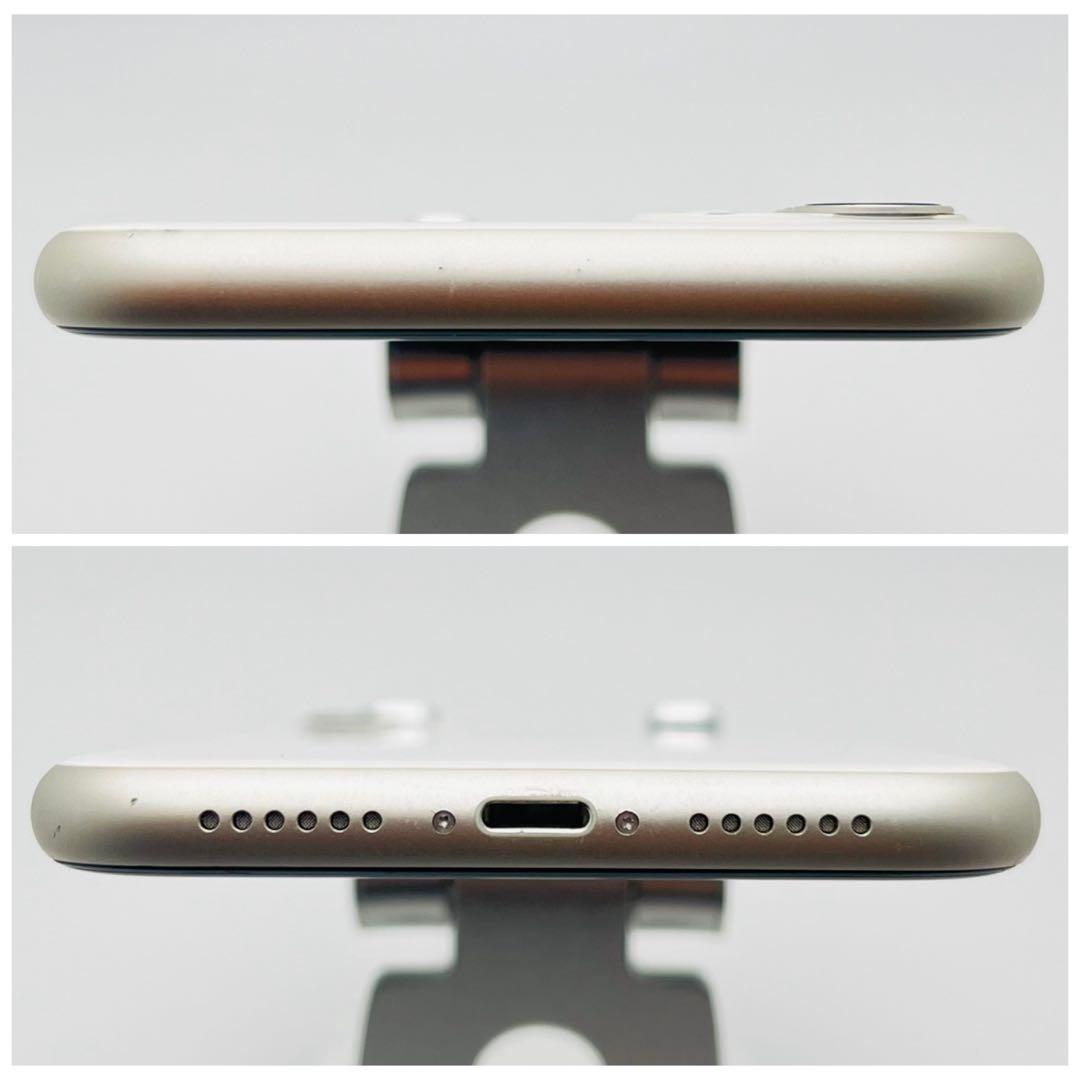 B 100% iPhone 11 64 GB SIMフリー ホワイト 本体