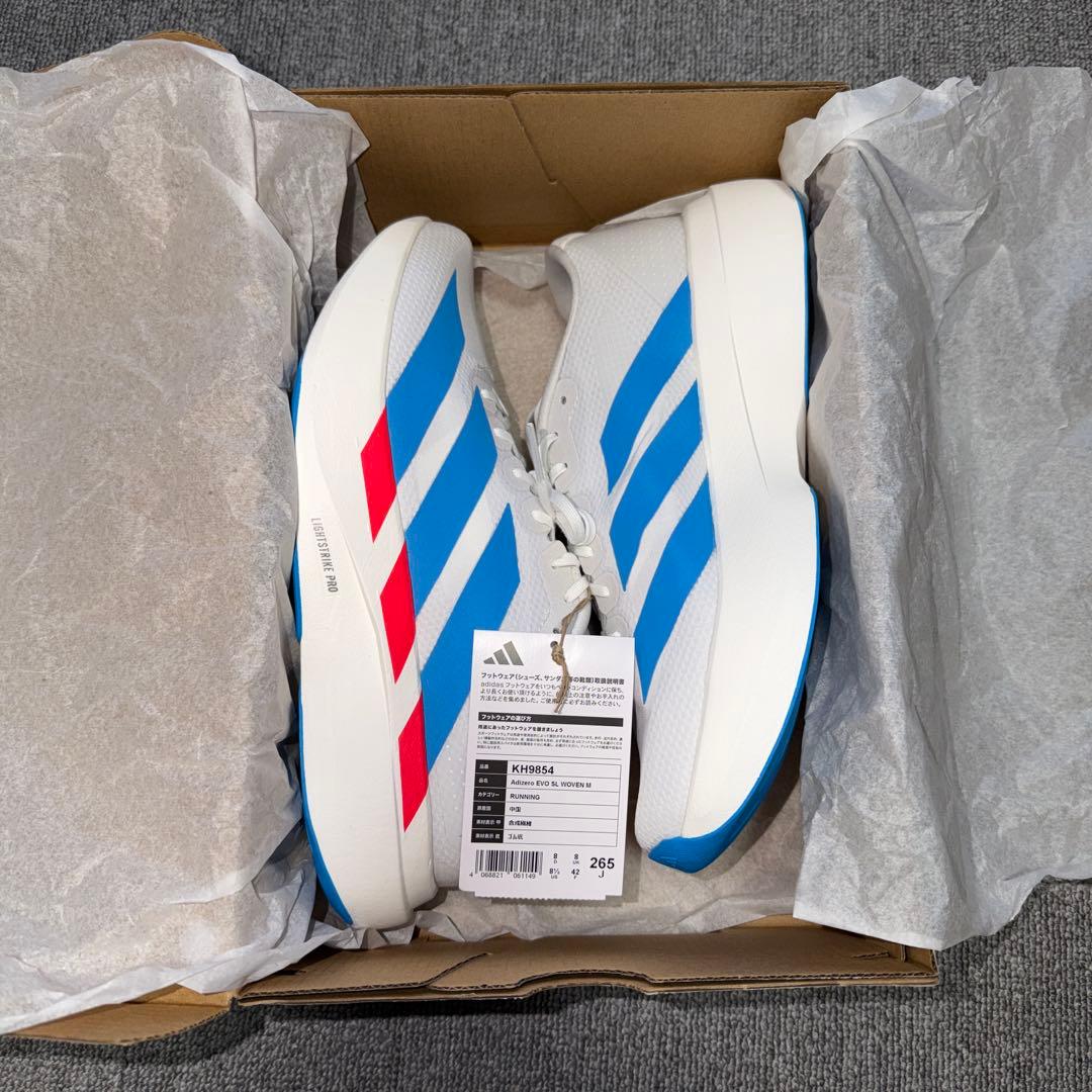 【限定カラー】adidas ADIZERO EVO SL WOVEN 26.5