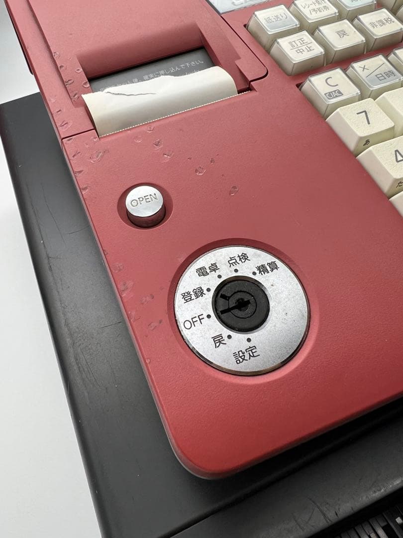 CASIO TE-300 赤 レジスター