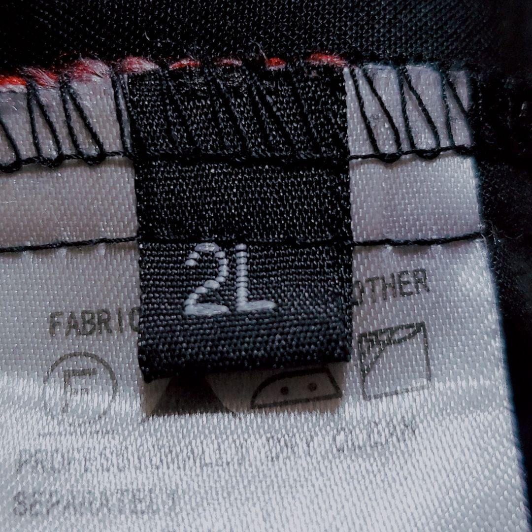 ボディライン フリル ワンピース ゴスロリ ロリータ 2way ブラック　2L