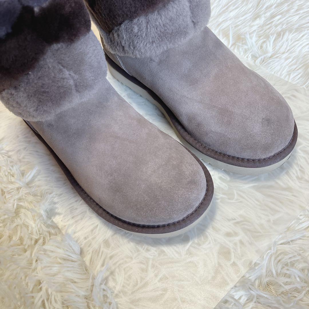 UGG アグ ムートンブーツ 24.0 シープスキン 防寒 耐寒
