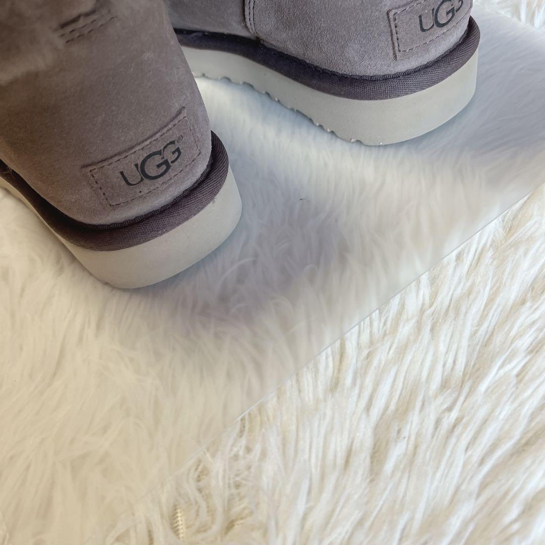 UGG アグ ムートンブーツ 24.0 シープスキン 防寒 耐寒