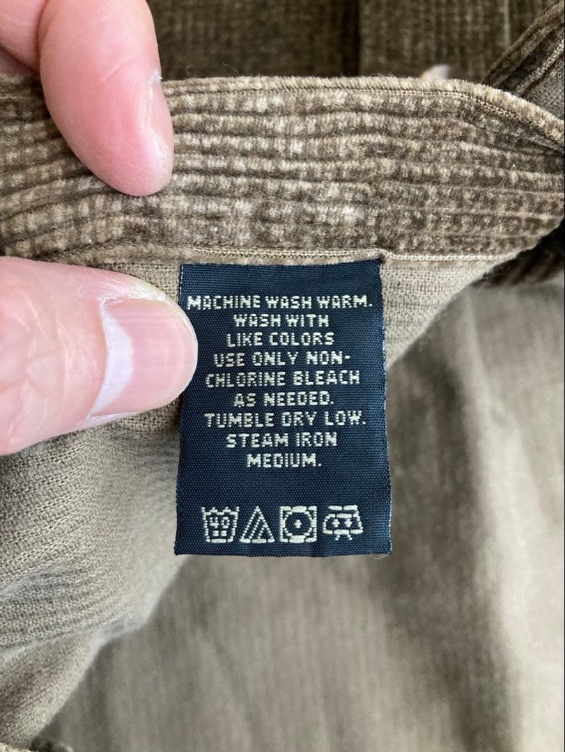 レア 希少 モーリシャス製 初期 RRL 三つ星 コーデュロイ シャツ ブラウン