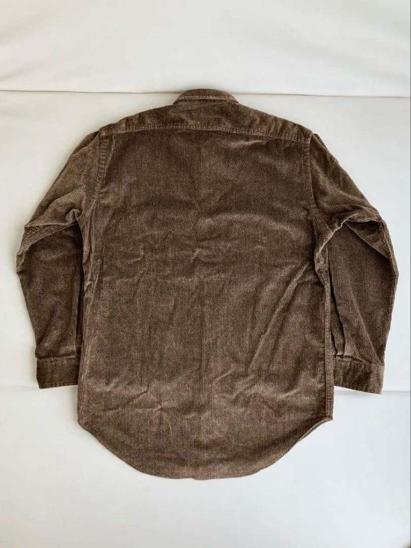 レア 希少 モーリシャス製 初期 RRL 三つ星 コーデュロイ シャツ ブラウン