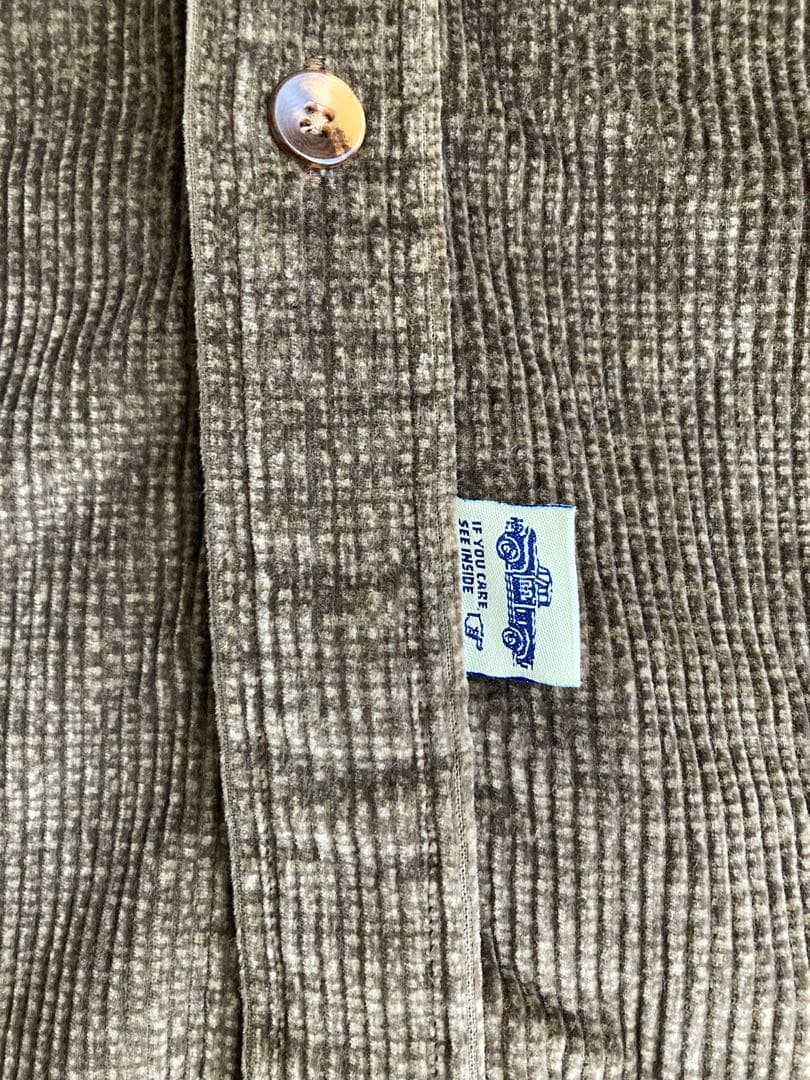 レア 希少 モーリシャス製 初期 RRL 三つ星 コーデュロイ シャツ ブラウン