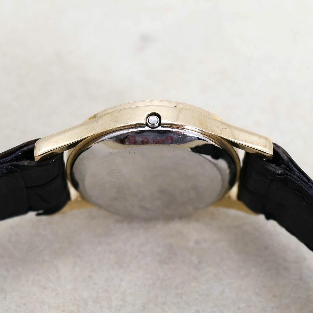 稼働 OMEGA DE VILLE 腕時計 プッシュ式リューズ ゴールド1842