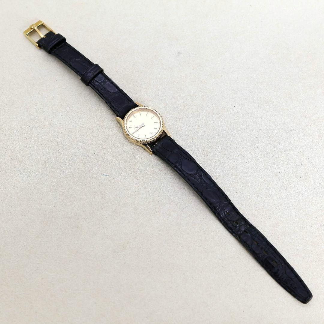 稼働 OMEGA DE VILLE 腕時計 プッシュ式リューズ ゴールド1842