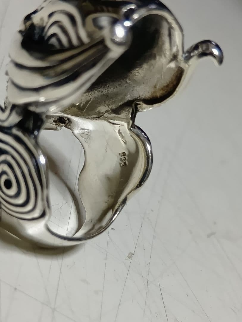 美品　40g 牙狼 魔導輪 ザルバ シルバー925 スカルリング