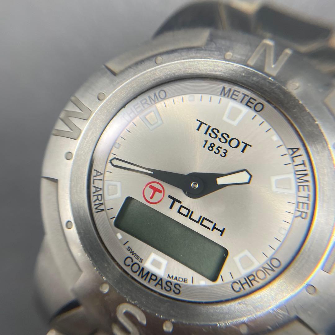 ◯ TISSOT ティソ TTOUCH 1853 シルバー 腕時計 不動品
