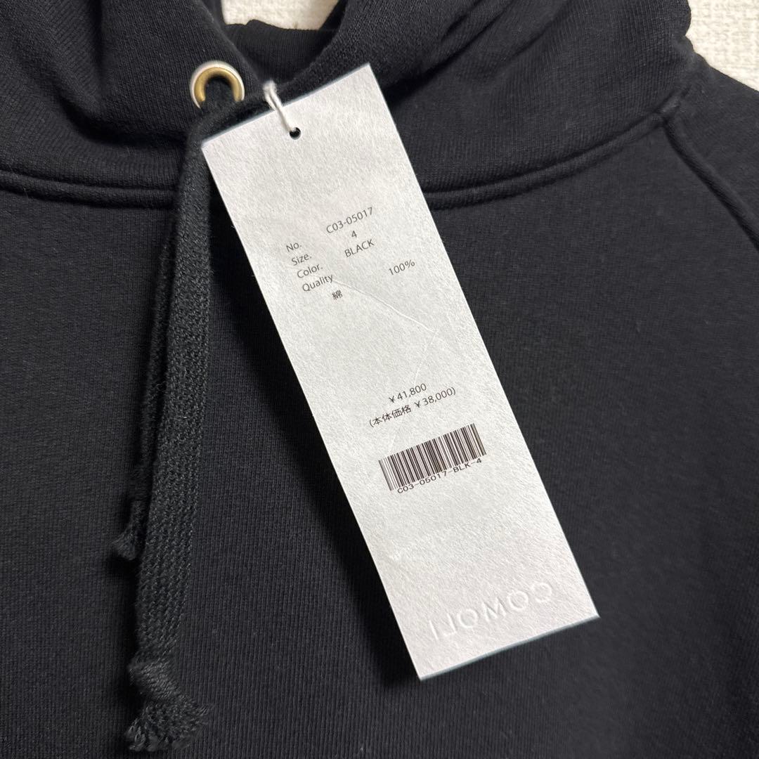 COMOLI コモリ 25AW コットン裏毛パーカー　サイズ4