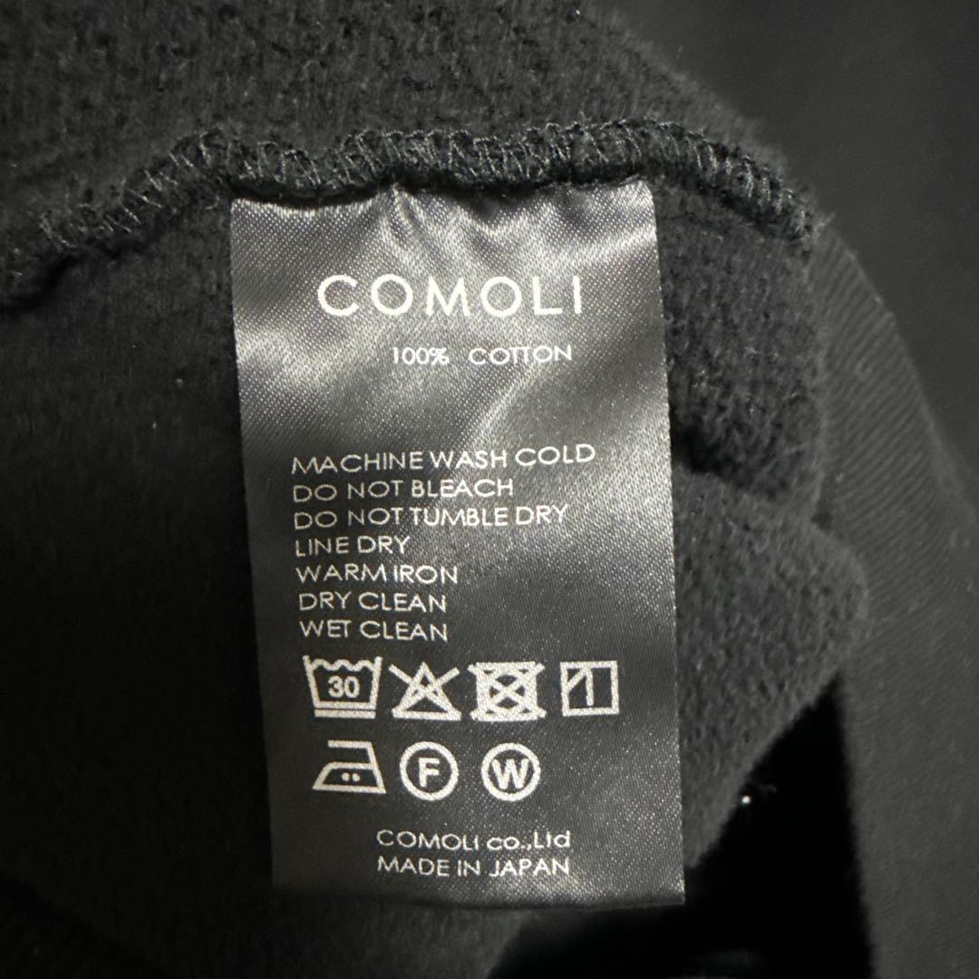 COMOLI コモリ 25AW コットン裏毛パーカー　サイズ4