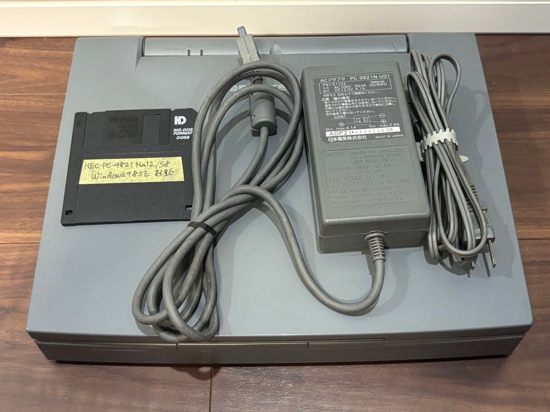 NEC 98NOTE PC9821Na12/S8 純正アダプター付き