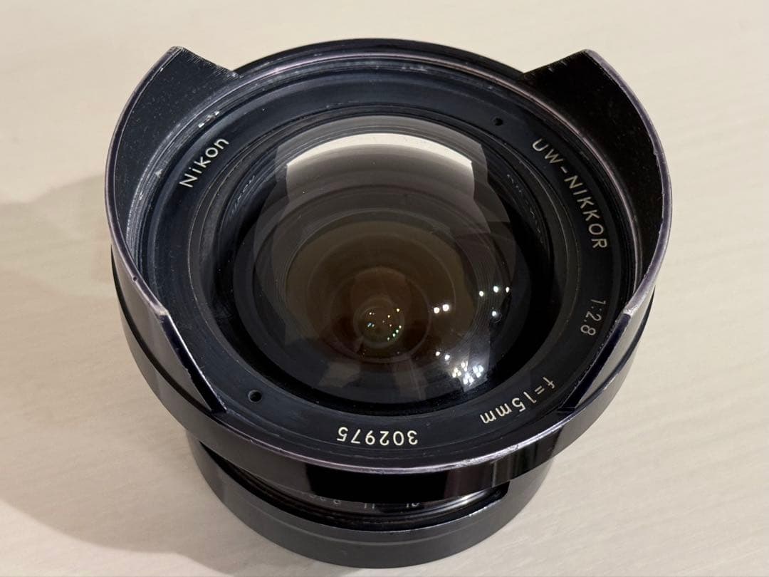 NIKON UW-NIKKOR 15mm f/2.8 レンズ 専用ファインダー付