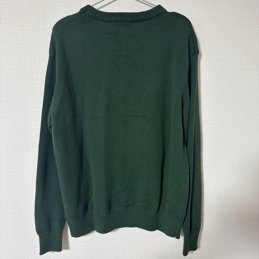 Stussy ステューシー　ダークグリーン ニットセーター M 値下げ可！