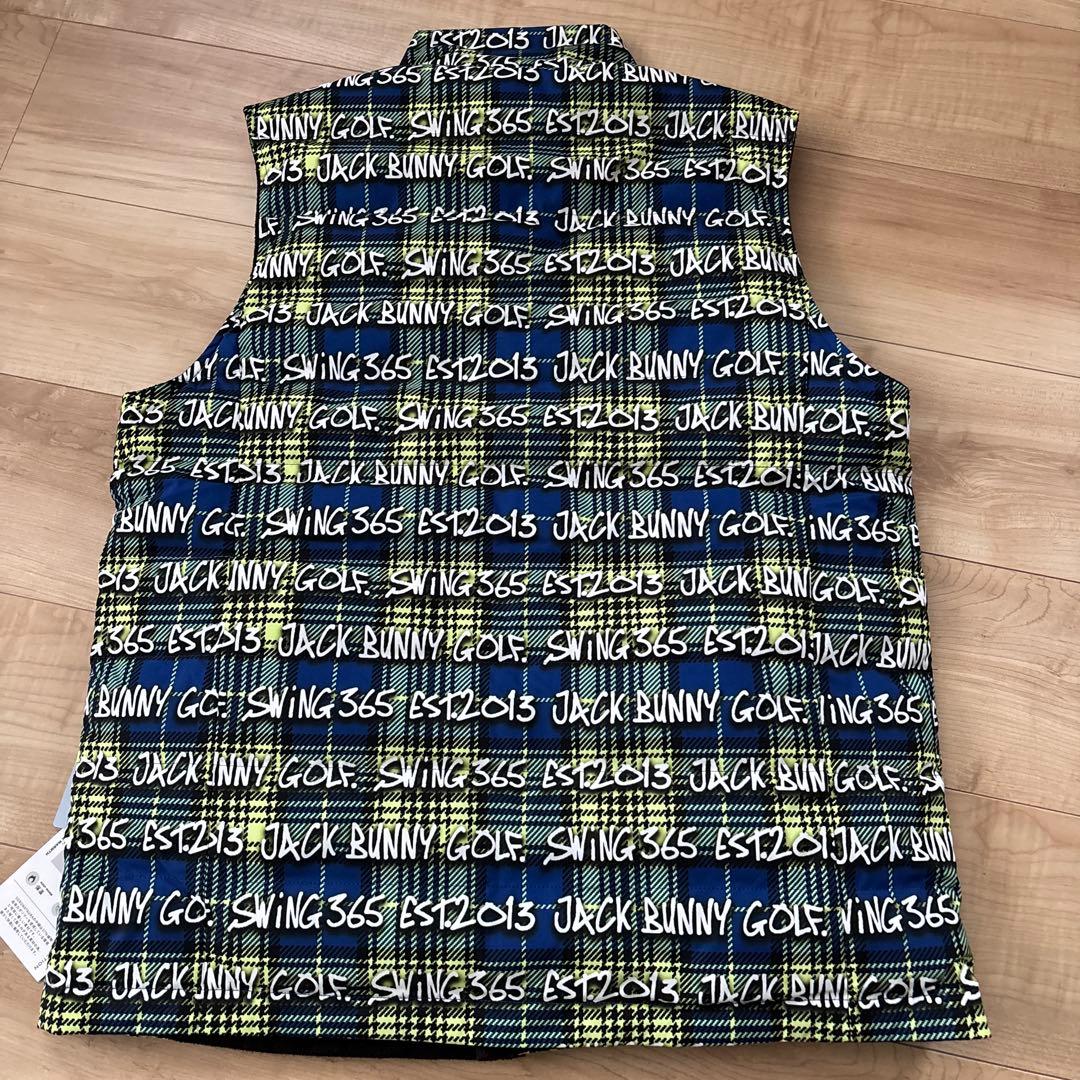 新品　ジャックバニー　メンズ　リバーシブル中綿ベストM パンツL セットアップ