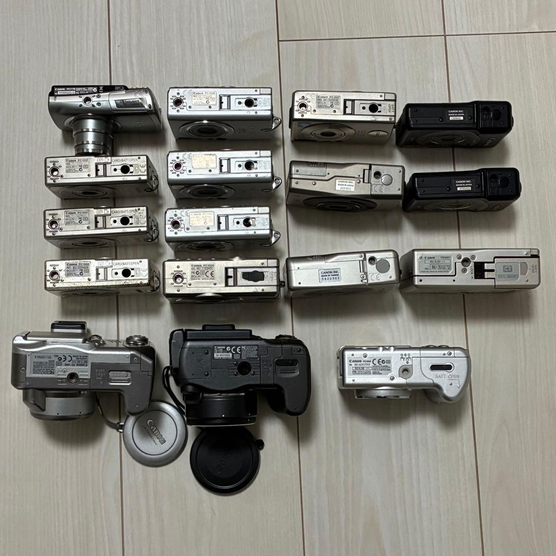 ⭐️まとめ売り⭐️キャノン Canon IXY/PowerShot コンデジ 17台