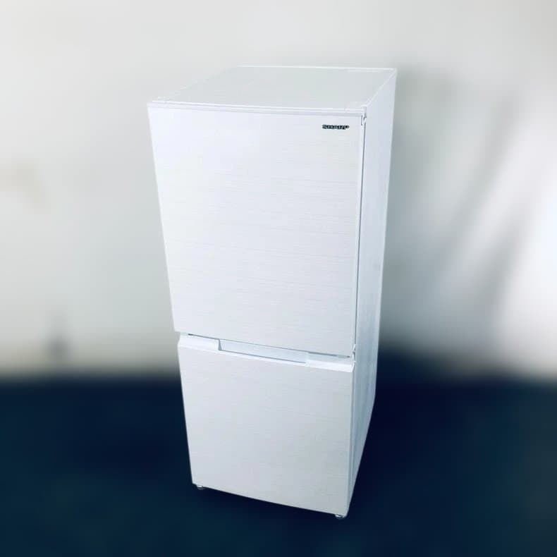 ★送料・設置無料★ 中古 2ドア冷蔵庫 シャープ (No.4544)